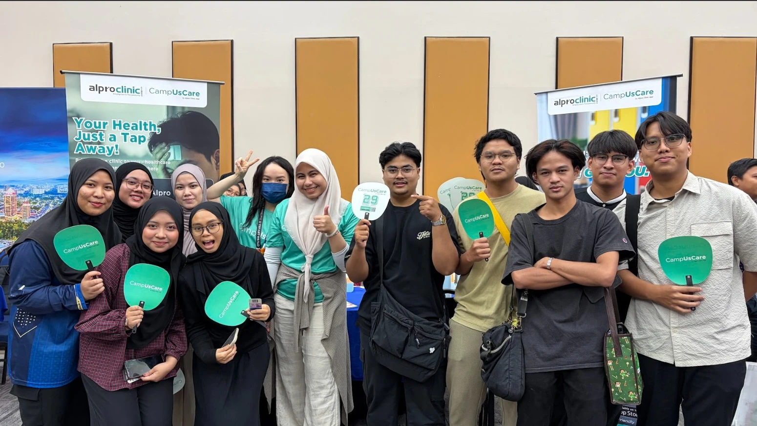 UniKL RCMP students participating in the career fair stress screening and MBTI assessment